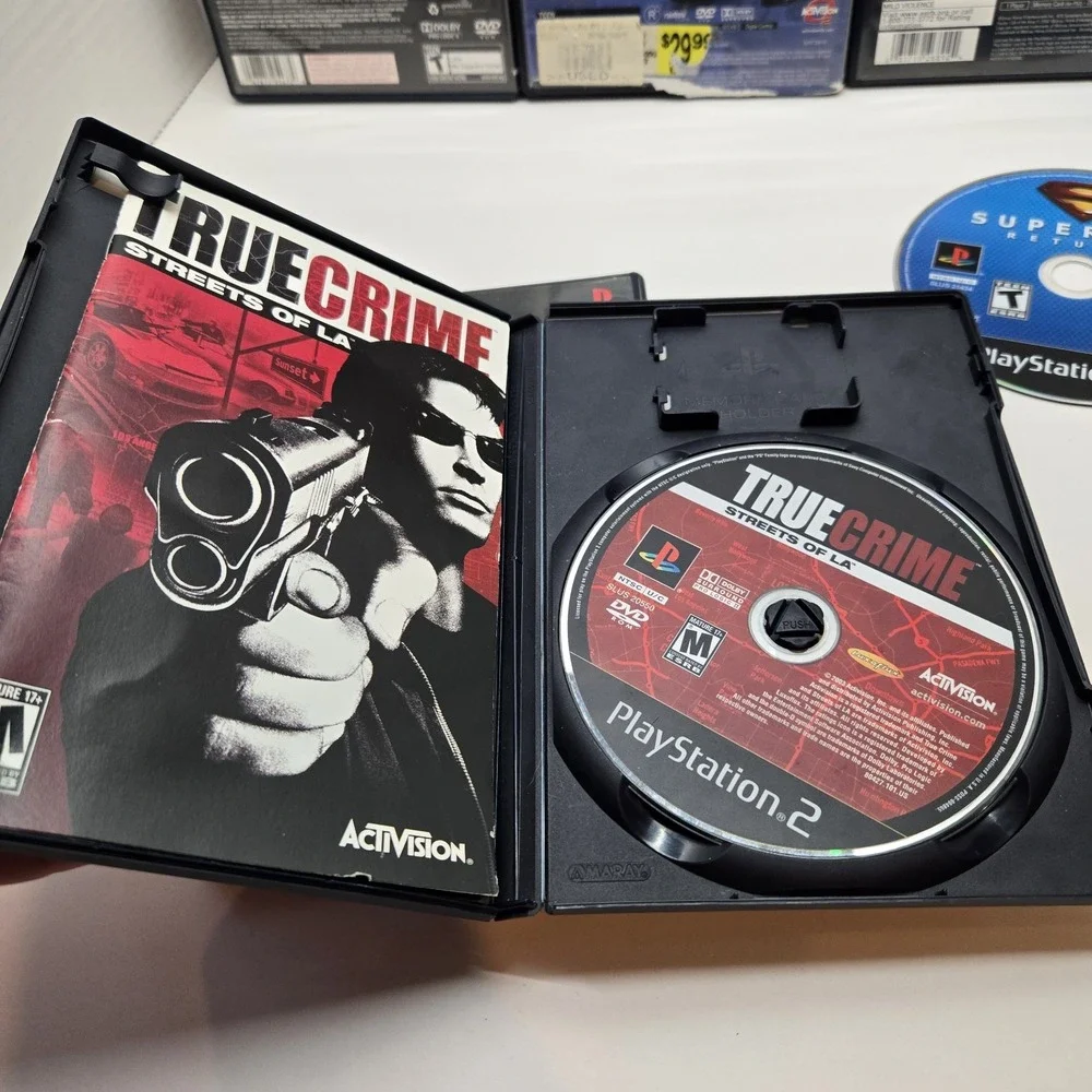 Six Sony PlayStation 2 PS2 Games Haven Pro BMX‎ 2 True Crime Ncaa Guitar Hero